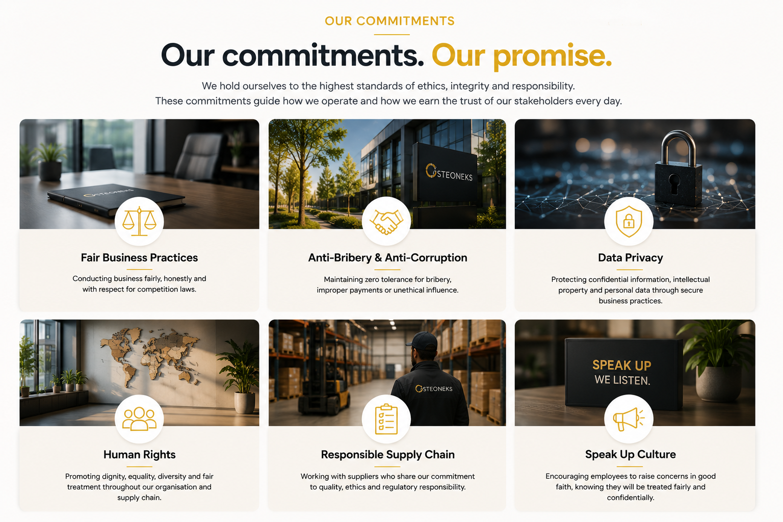 Our Commitments, Our Promise